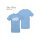 Shirt: sky blue + Aufdruck: weiß