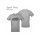Shirt: sports grey + Aufdruck: schwarz