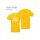 Shirt: gold gelb + Aufdruck: wei