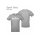 Shirt: sports grey + Aufdruck: weiß