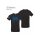 Shirt: schwarz + Aufdruck: blau