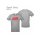 Shirt: sports grey + Aufdruck: rot
