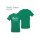 Shirt: kelly green + Aufdruck: wei