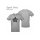 Shirt: sports grey + Aufdruck: schwarz