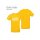Shirt: gold gelb + Aufdruck: wei