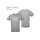 Shirt: sports grey + Aufdruck: wei