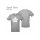 Shirt: sports grey + Aufdruck: wei