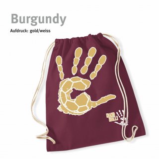 Turnbeutel Handball!-Collection burgundy