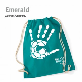 Turnbeutel Handball!-Collection emerald