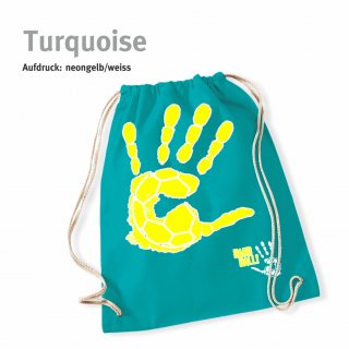 Turnbeutel Handball-Collection turquoise