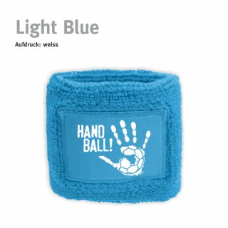 Schweiarmband Handball!-Collection light blue