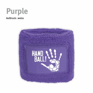 Schweißarmband Handball!-Collection purple
