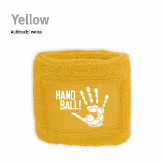Schweißarmband Handball!-Collection yellow