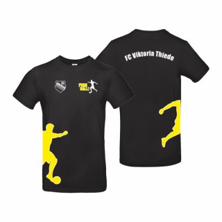 FCVT Basic Fussball T-Shirt Kids Schwarz