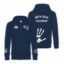 MTV Elze Handball Hoodie-Jacke Lady navy blue/weiß