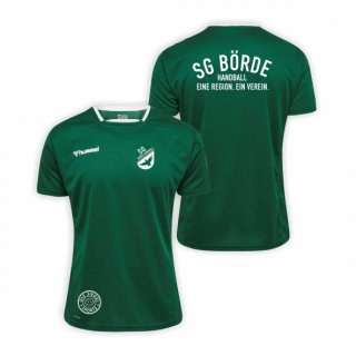 SG Börde HML Authentic Poly Jersey S/S Kids evergreen