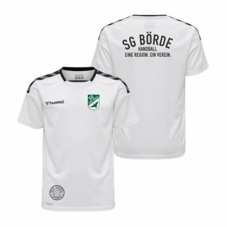 SG Börde HML Authentic Poly Jersey S/S Kids white