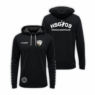 HSG09 HML Authentic Poly Hoodie Kids black