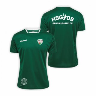 HSG09 HML Authentic Poly Jersey S/S Kids evergreen