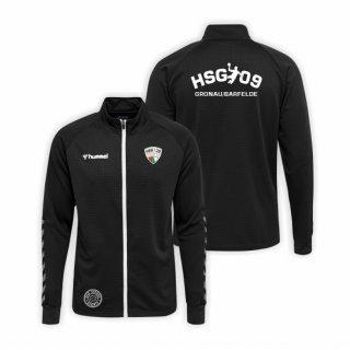 HSG09 HML Authentic Poly Zip Jacket Kids black