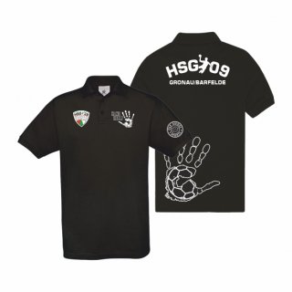 HSG09 Basic Polo Kids schwarz/schwarz