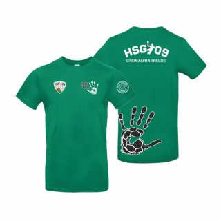HSG09 Basic T-Shirt Kids kelly green/schwarz