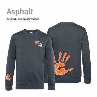 <-neu-> Sweater Unisex Handball!-Collection asphalt