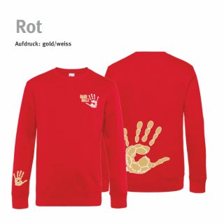 Sweater Unisex Handball!-Collection rot