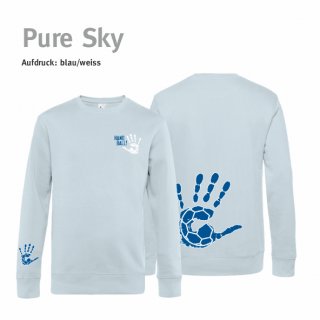 <-neu-> Sweater Unisex Handball!-Collection pure sky