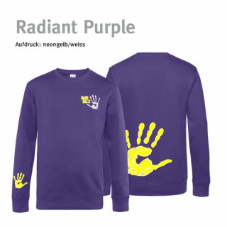 Sweater Unisex Handball!-Collection radiant purple