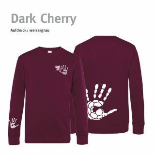 <-neu-> Sweater Unisex Handball!-Collection dark cherry