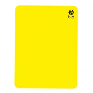 Disziplinarkarte - Gelbe Karte, neongelb