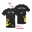 FCVT Basic Handball T-Shirt Unisex Schwarz XL inkl. Name