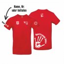 Sportfreunde Söhre T-Shirt Unisex rot S inkl. Name