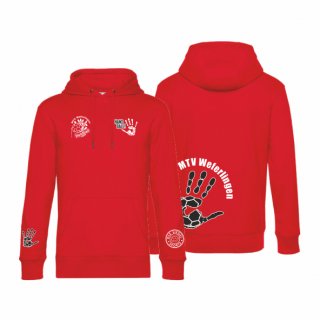 MTV Weferlingen Basic Kids Hoodie fire red