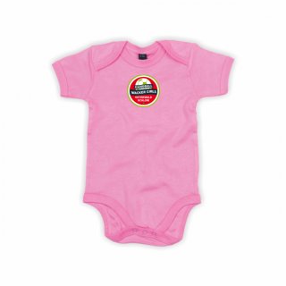HSG WOS Baby-Body bubble gum pink 6 - 12 Monate ohne Zusatzaufdruck