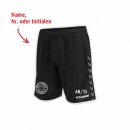 HSG WOS HML Authentic Poly Shorts Kids black 140 inkl. Name