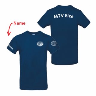 MTV Elze Basic T-Shirt Unisex navy blue 3XL inkl. Name