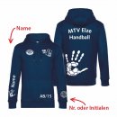 MTV Elze Handball Hoodie Kids navy/weiß 152/164 inkl. Name