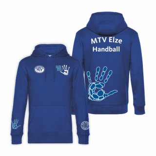 MTV Elze Handball Hoodie Kids royal/blau 152/164 ohne Zusatzaufdruck