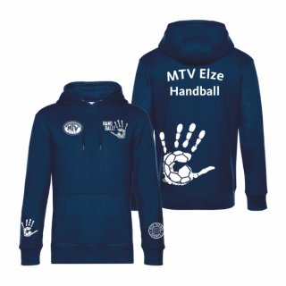 MTV Elze Handball Hoodie Unisex navy blue/wei S ohne Zusatzaufdruck