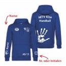 MTV Elze Handball Hoodie Unisex royal/wei S inkl. Name
