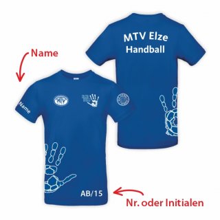MTV Elze Handball T-Shirt Unisex royal/blau XL inkl. Name