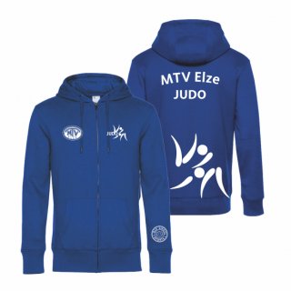 MTV Elze Judo Hoodie-Jacke Lady royal XS ohne Zusatzaufdruck