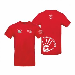 SG ZB HB T-Shirt Unisex rot XS ohne Zusatzaufdruck