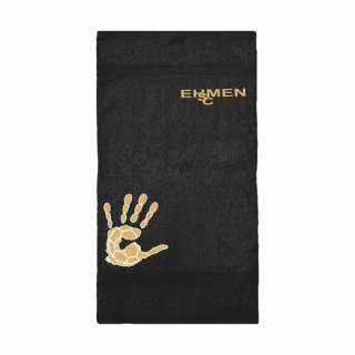 HSC Ehmen Basic Handtuch schwarz Strandtuch (100x180cm)