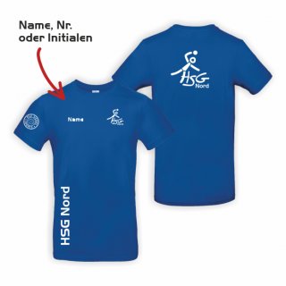 HSG Nord T-Shirt Kids royal blau 152/164 inkl. Initialen oder Nr.