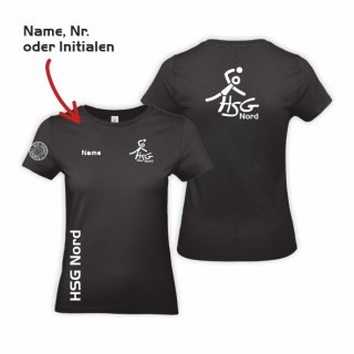 HSG Nord T-Shirt Lady schwarz S inkl. Name