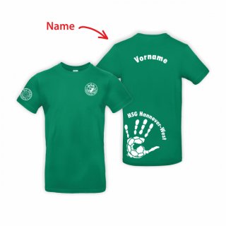 HSG Hannover-West T-Shirt Kids kelly green/wei 122/128 inkl. Name