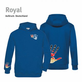 Hoodie Handball!-Collection Deutschland Kids 134/146 royal